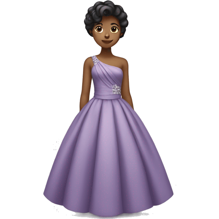 girl in elegant dress emoji