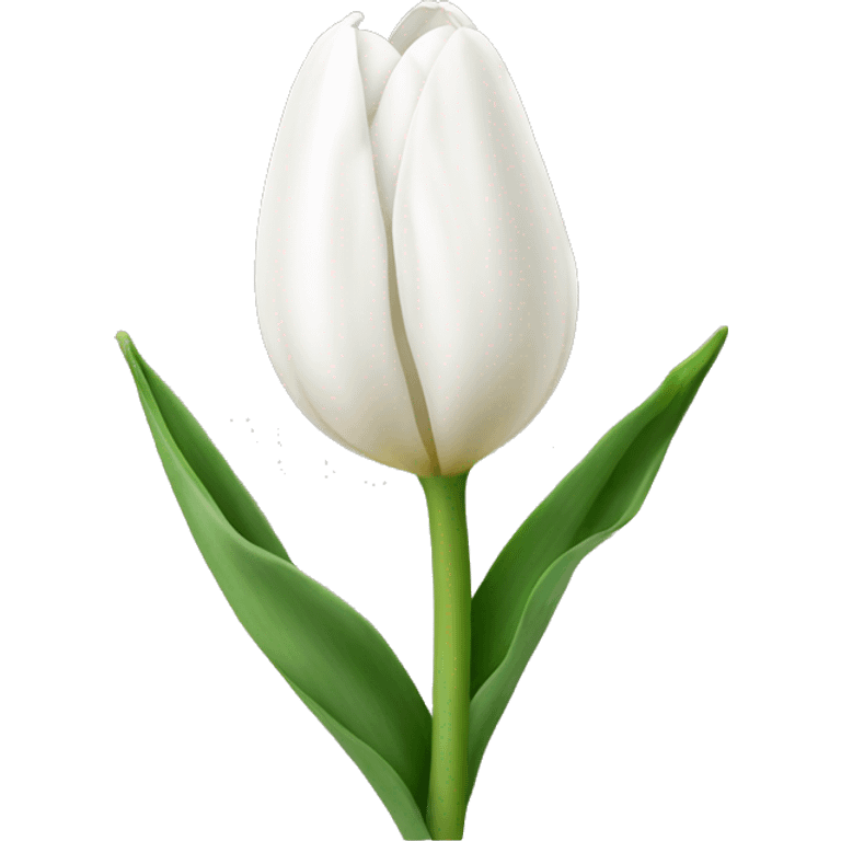 White Tulpen  emoji