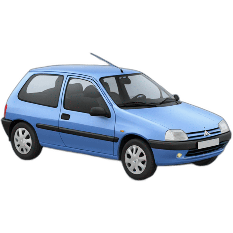 Citroën saxo bleu  emoji