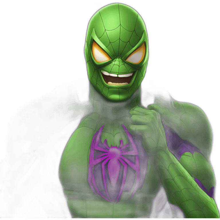 SPIDERMAN VS GREEN GOBLIN emoji