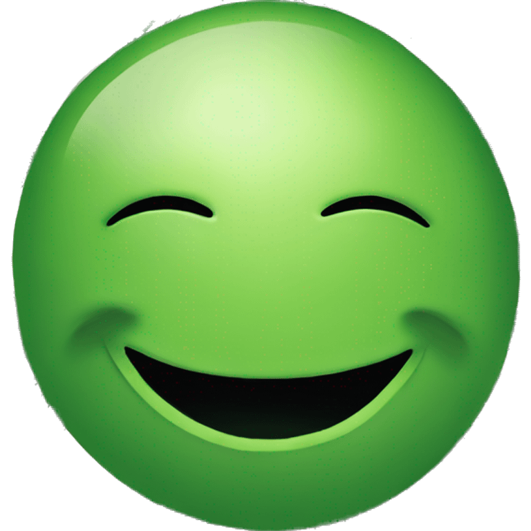 smiley vert avec dollars à la place des yeux emoji