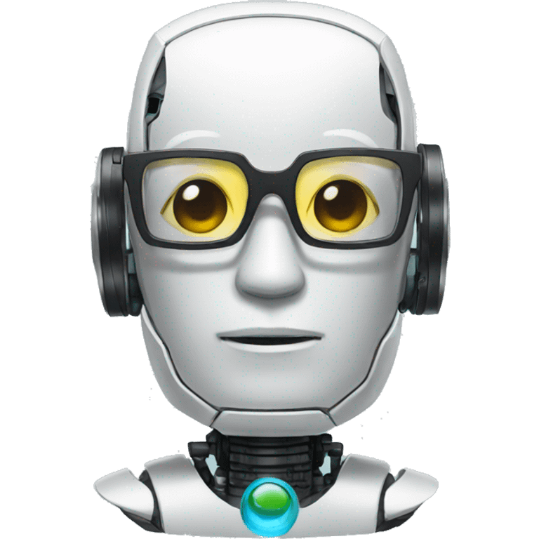 robot with glasses emoji