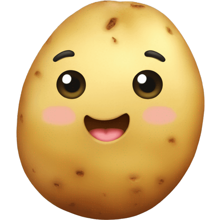 Cute potato  emoji