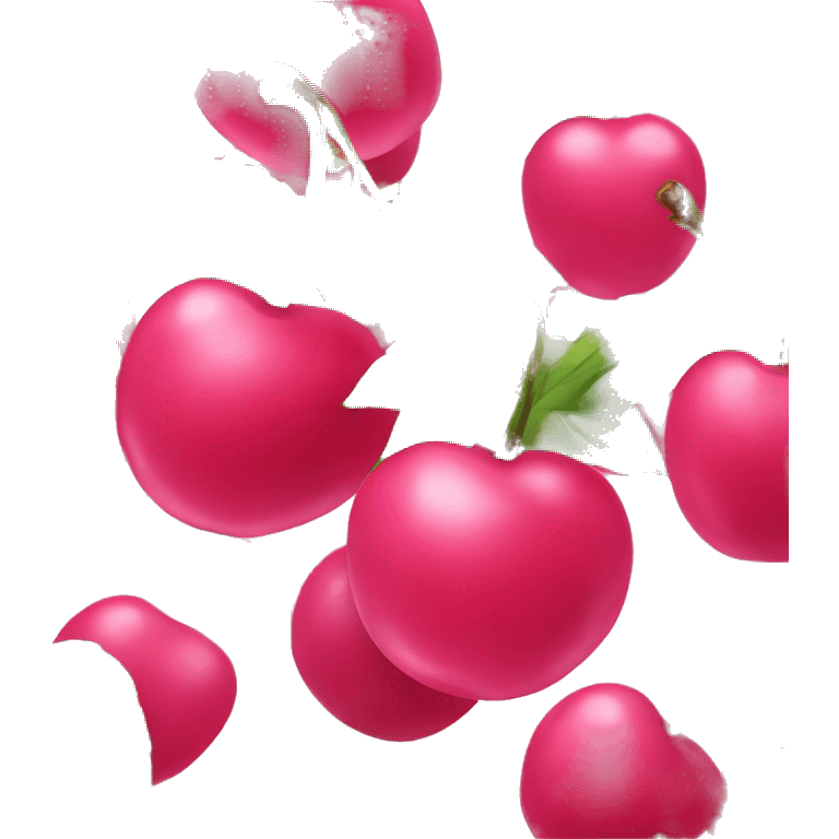 Pink cherries  emoji