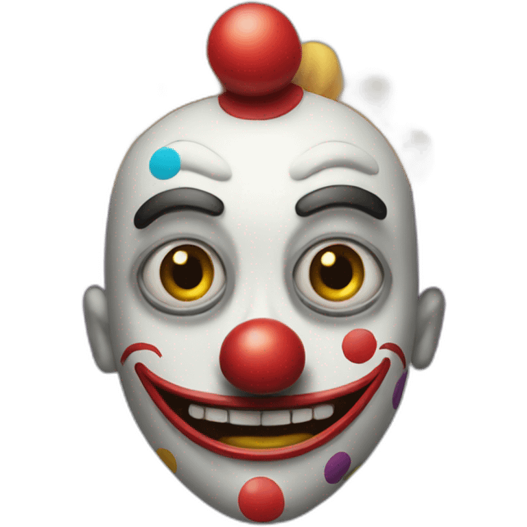 clown robot emoji