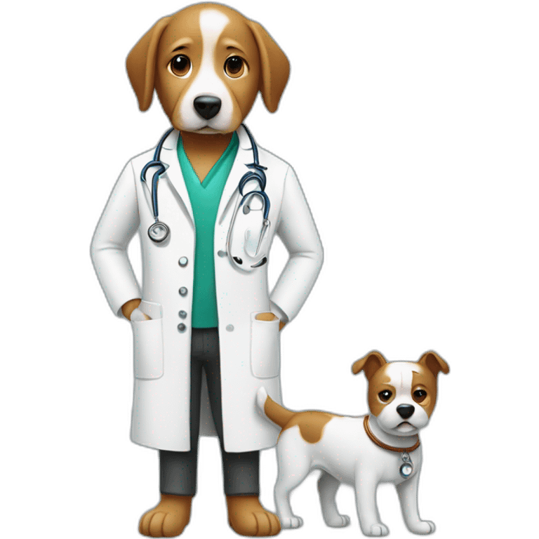 Dog doctor  emoji