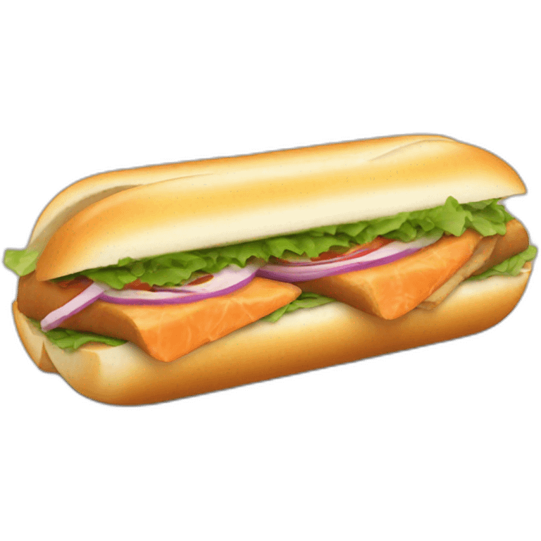 banh mi sandwich emoji