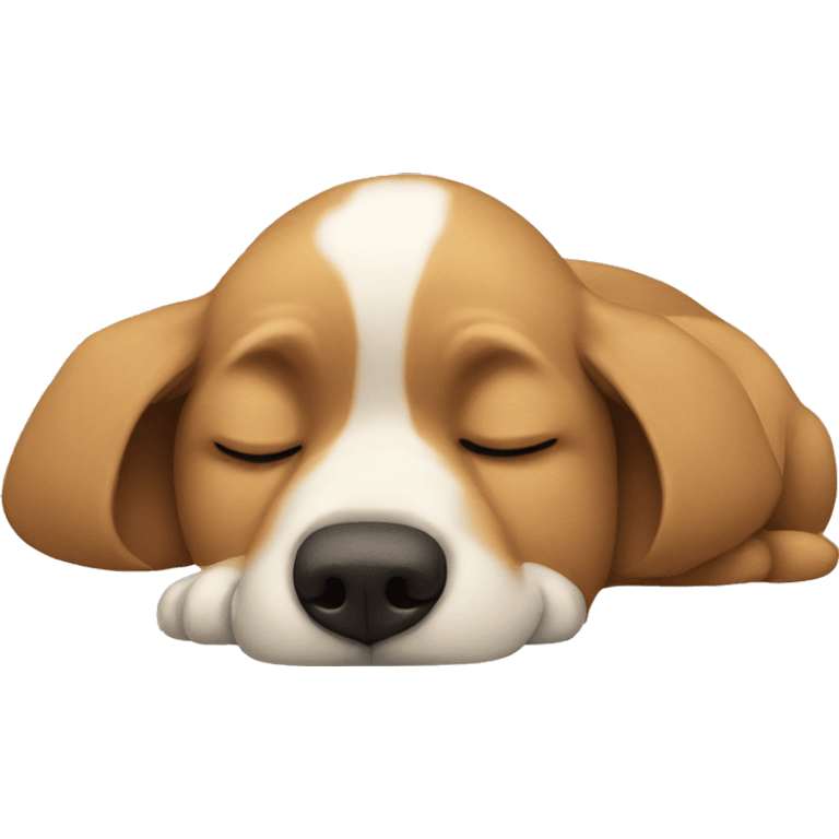 Dog asleep emoji