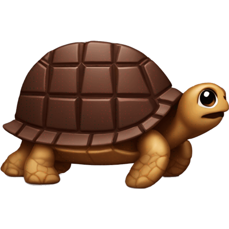 chocolate turtle emoji