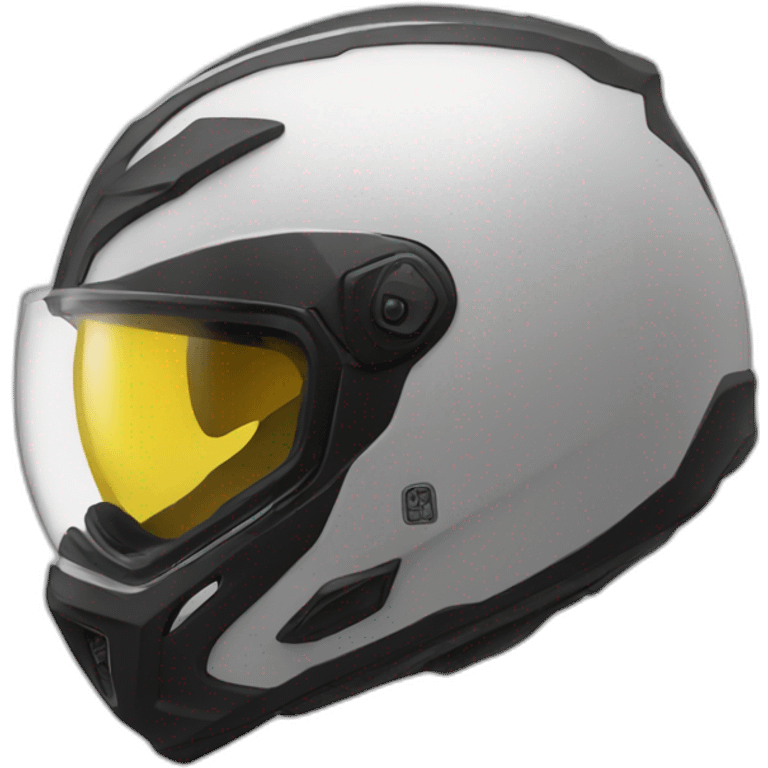 A rider with off road helmet  emoji