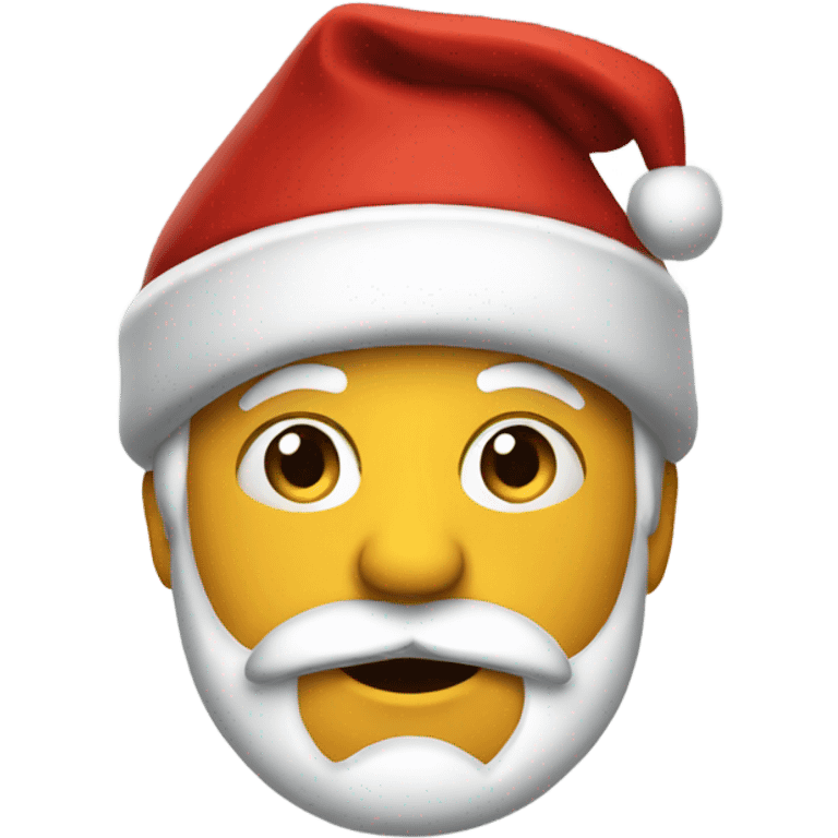 santa funny emoji