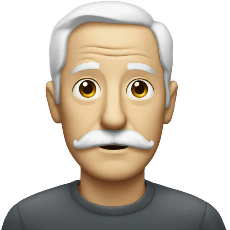 old white man with a big mustache  emoji