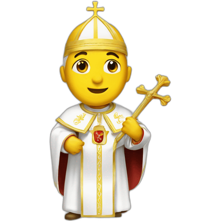 Le pape rock emoji