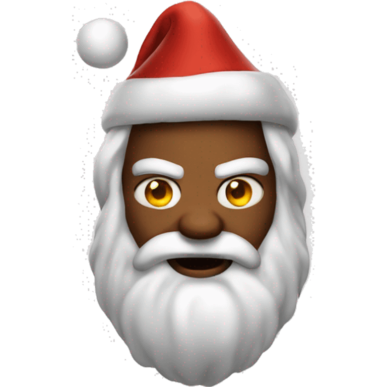 Spicy evil Santa Claus  emoji