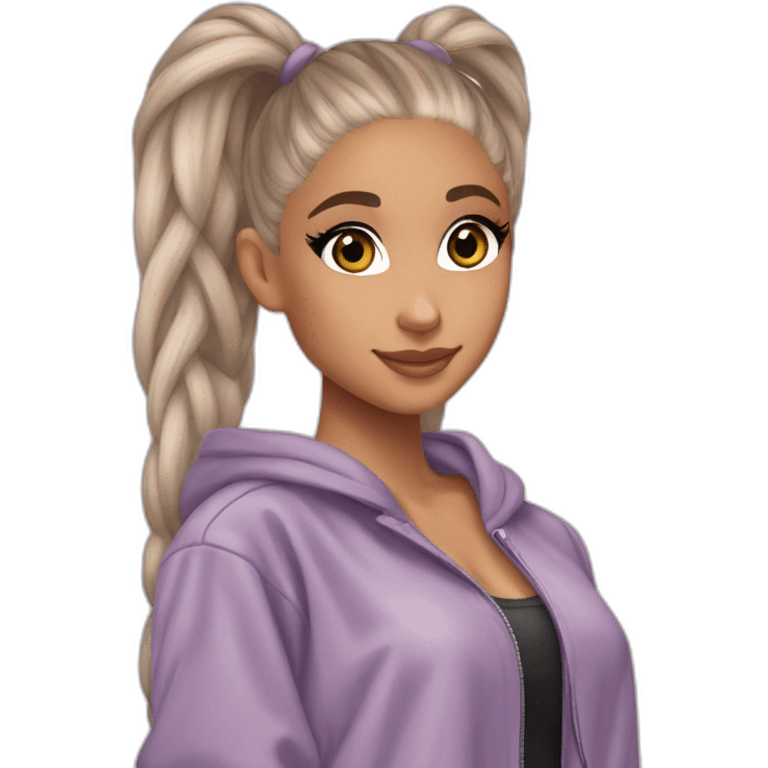 Ariana Grande at the sweetener world tour emoji