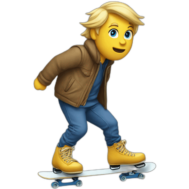 Donald skating emoji