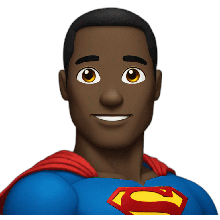 superman black man emoji