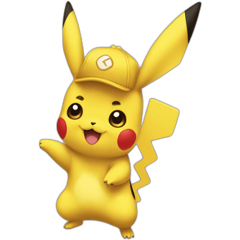 Pikachu sur évoli emoji