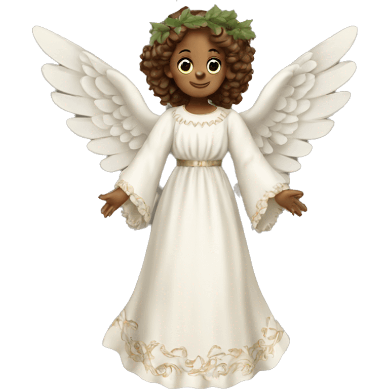 Victorian Christmas Angel emoji