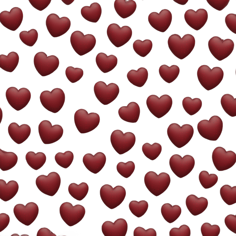 Dark red heart  emoji