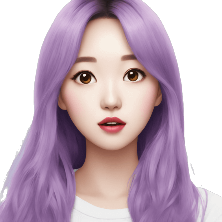 park jieun purple kiss emoji