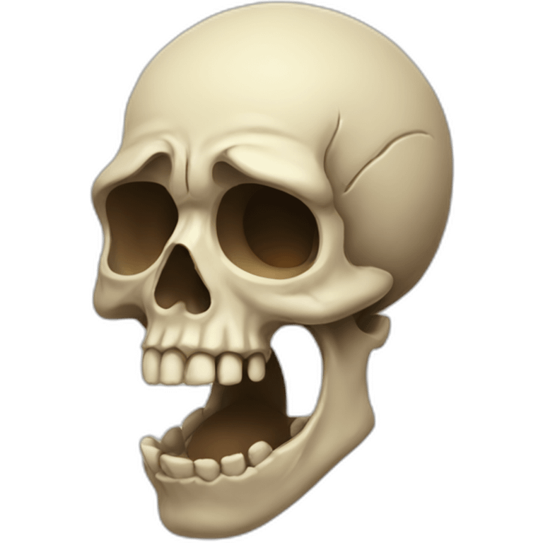 skull crying emoji