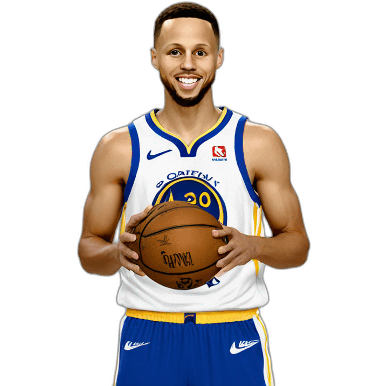 stephen curry with a goat emoji