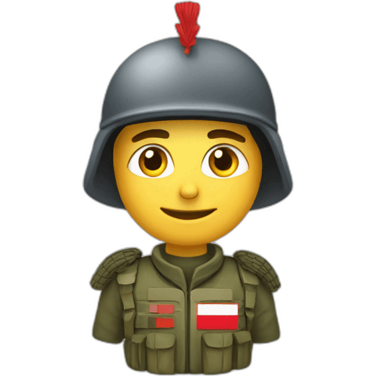 Croatian soldier emoji