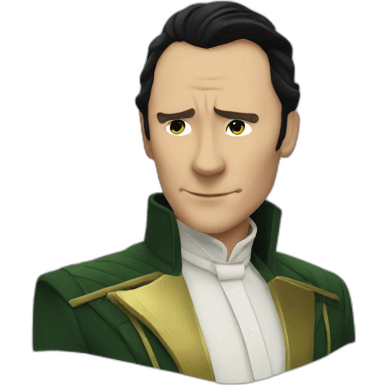 Loki as James Bond emoji