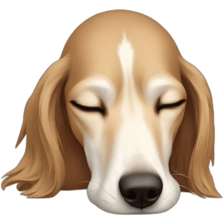 sleeping Saluki emoji