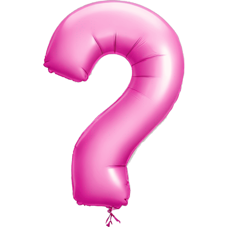 Pink number 2 balloon emoji