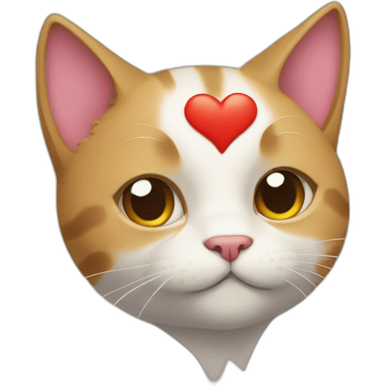 cat with heart emoji