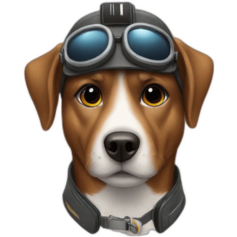 dog pilot emoji