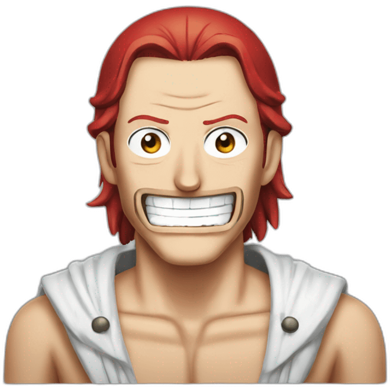 Shanks from one piece emoji