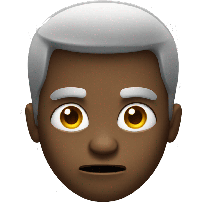 black man, he is angry and he play with his phone emoji