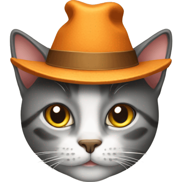 Cat With hat  emoji