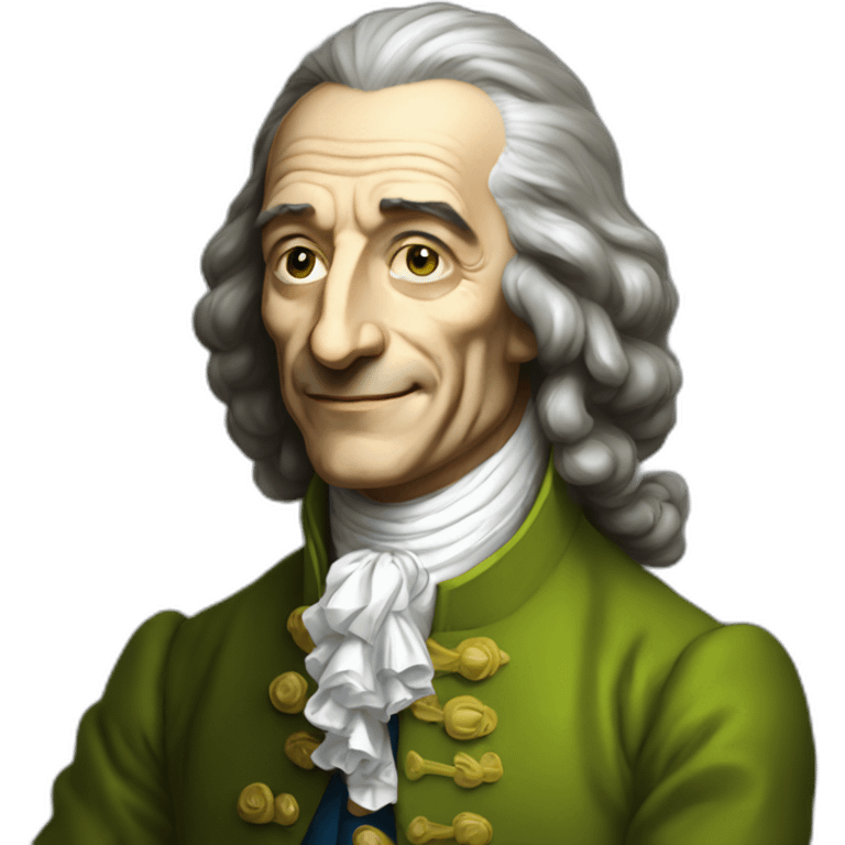 Voltaire souffrant emoji