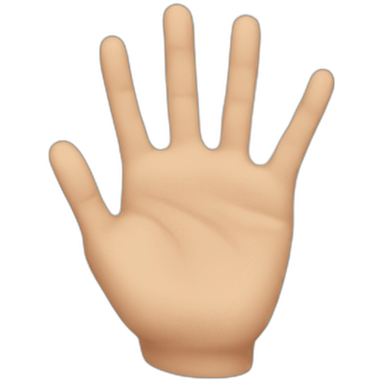 hand showing you emoji