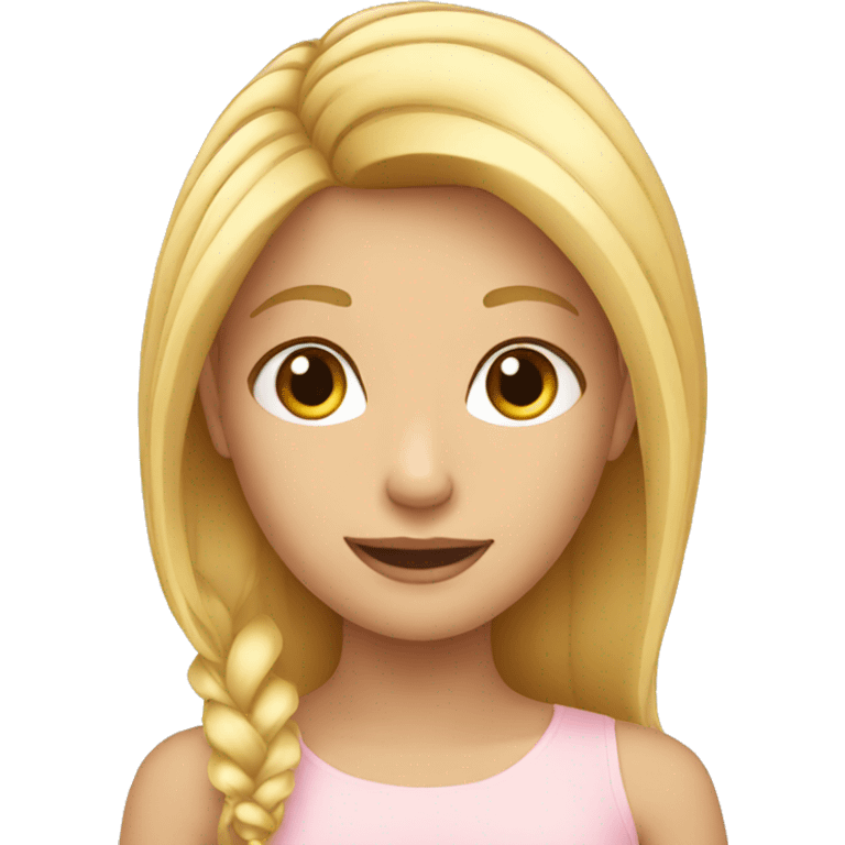 Blond girl  emoji