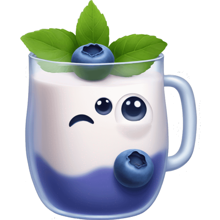 blueberry milk emoji