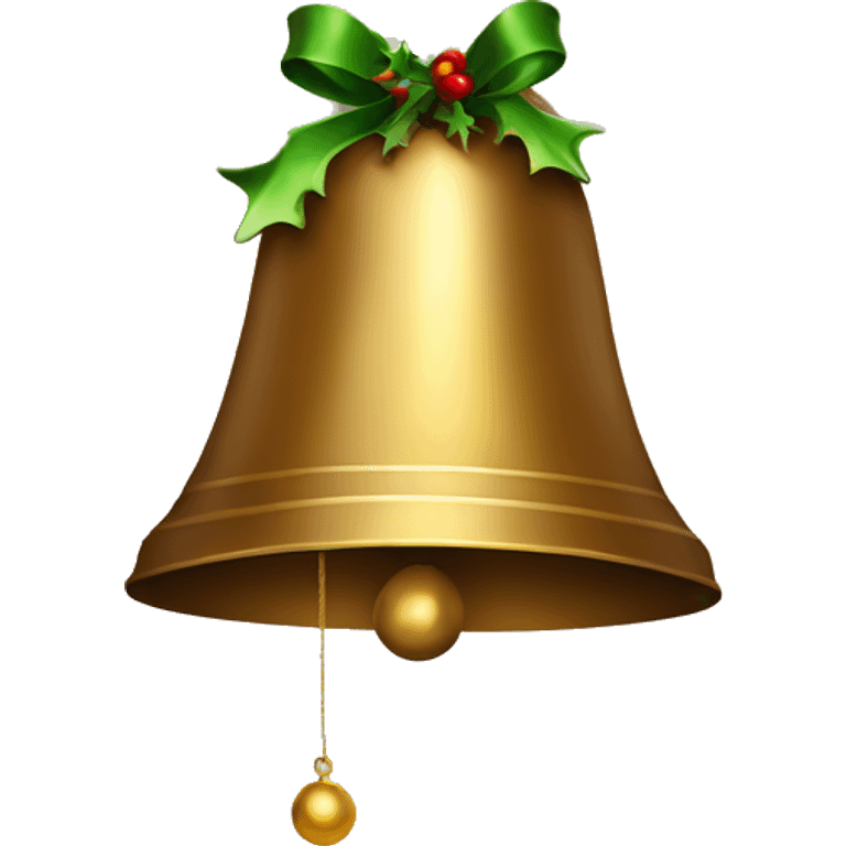 Big Christmas bell emoji