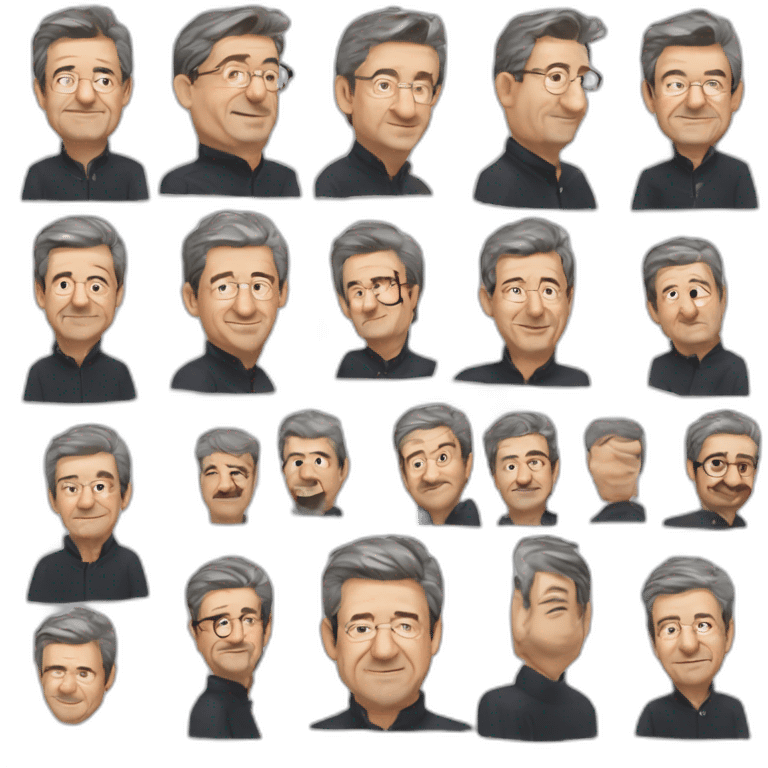 emoji jean luc melenchon président de la france emoji