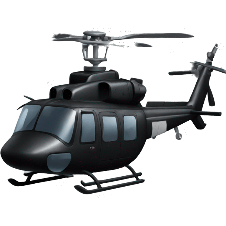 Black Helicopter  emoji