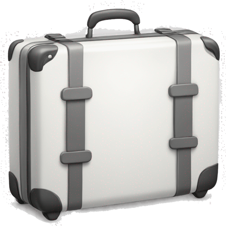 White suitcase emoji