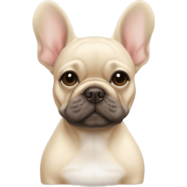 Cream frenchie  emoji