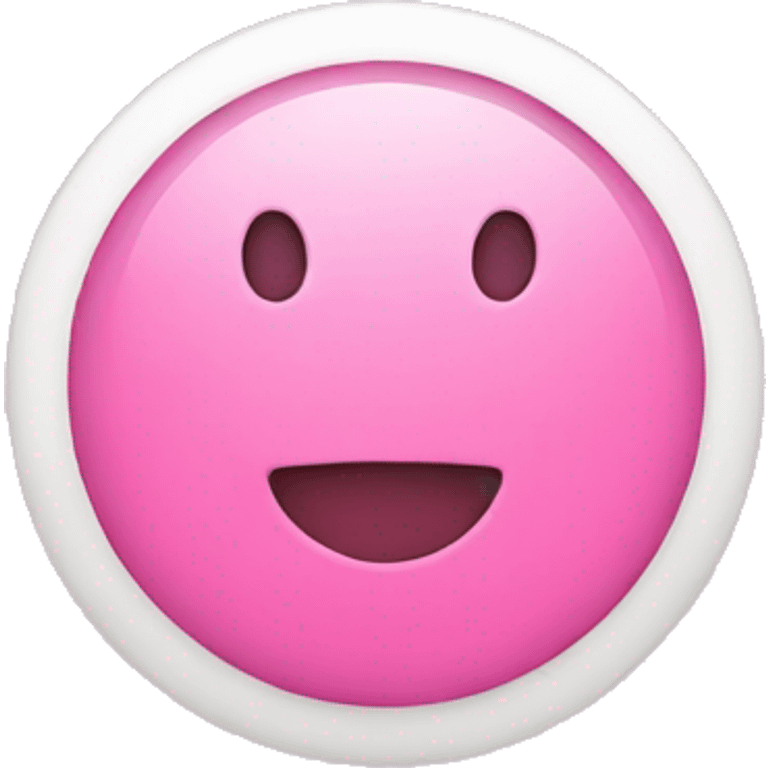 pink circle emoji