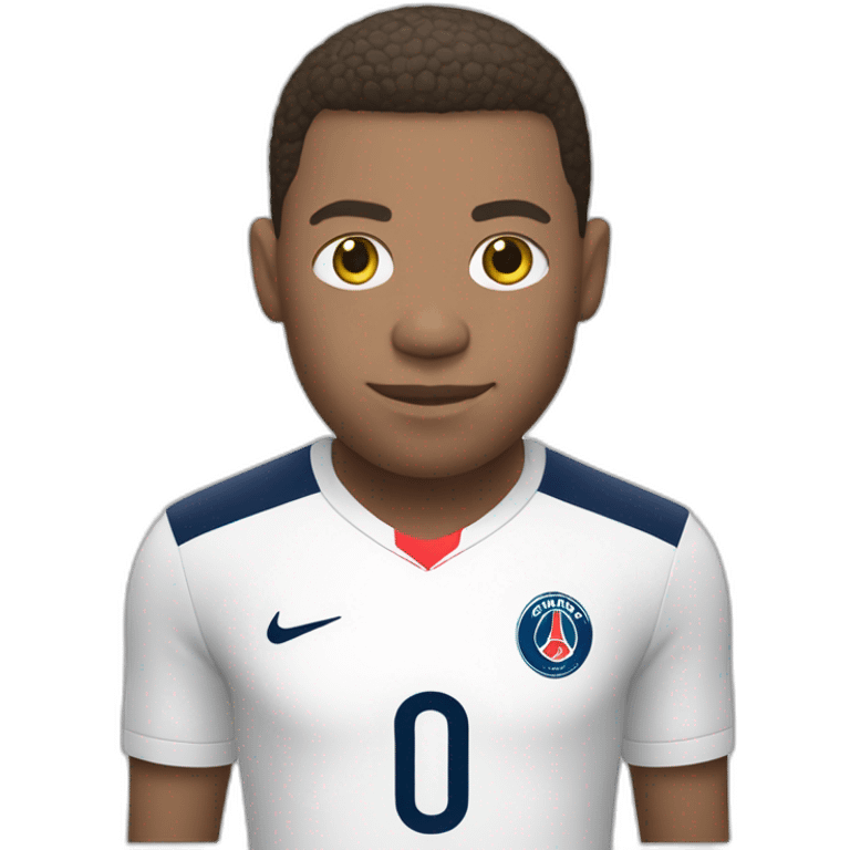 White skin Mbappé emoji