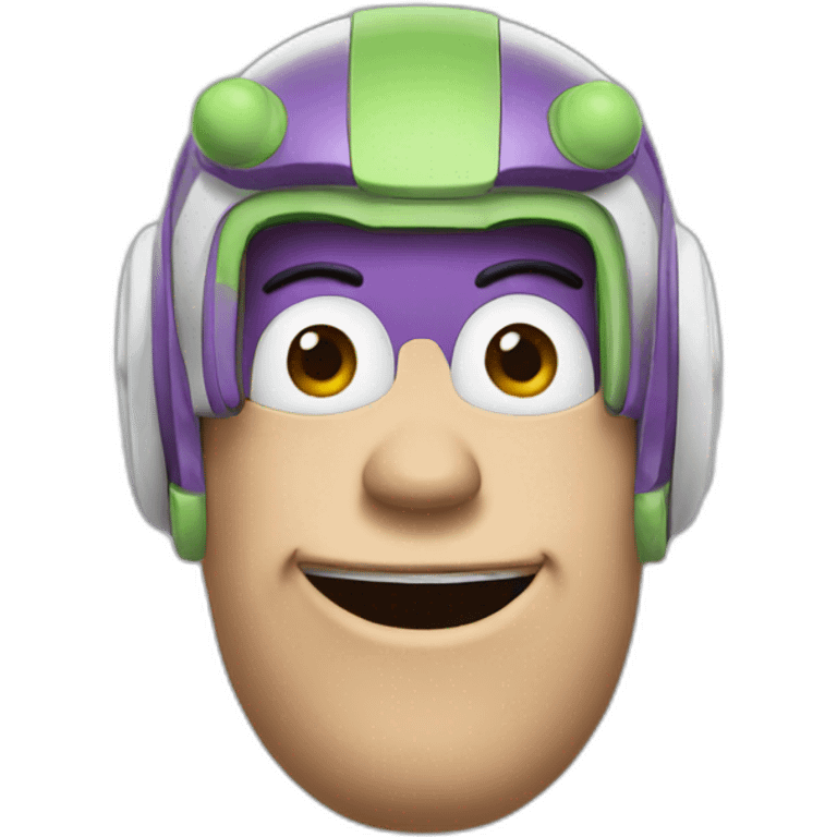 Buzz light year head emoji