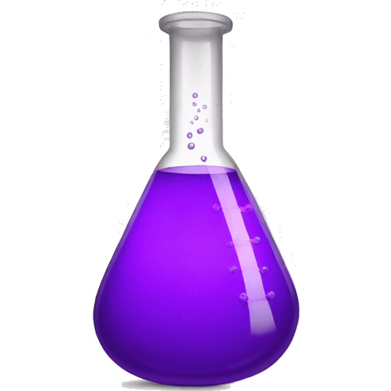 purple chemical flask emoji