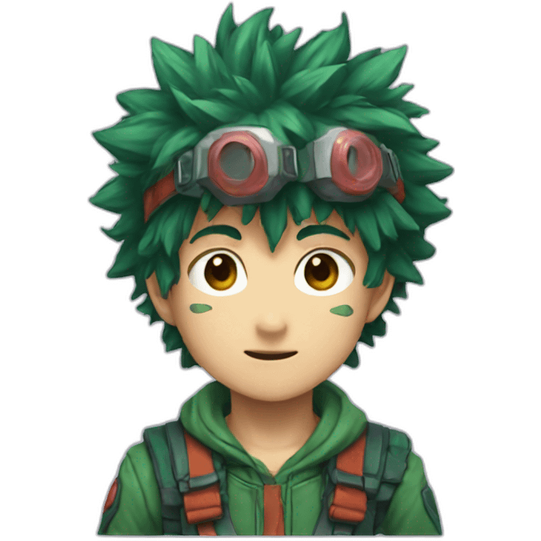 Deku version kawaii emoji